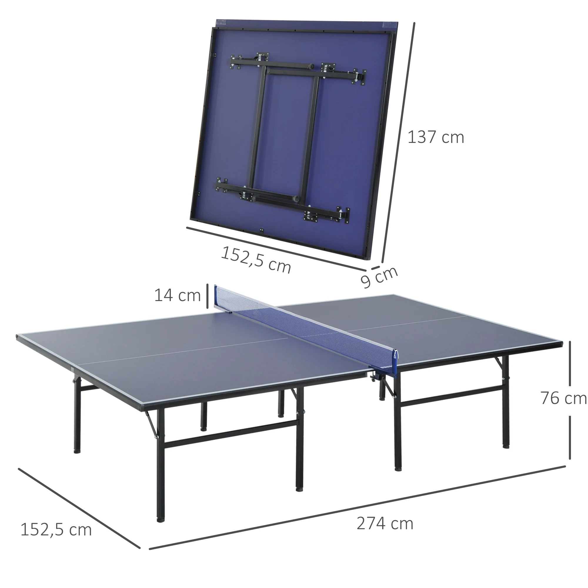 SPORTNOW Set 4 Racchette Ping Pong e 8 Palline Rosso e Nero | Aosom Italy