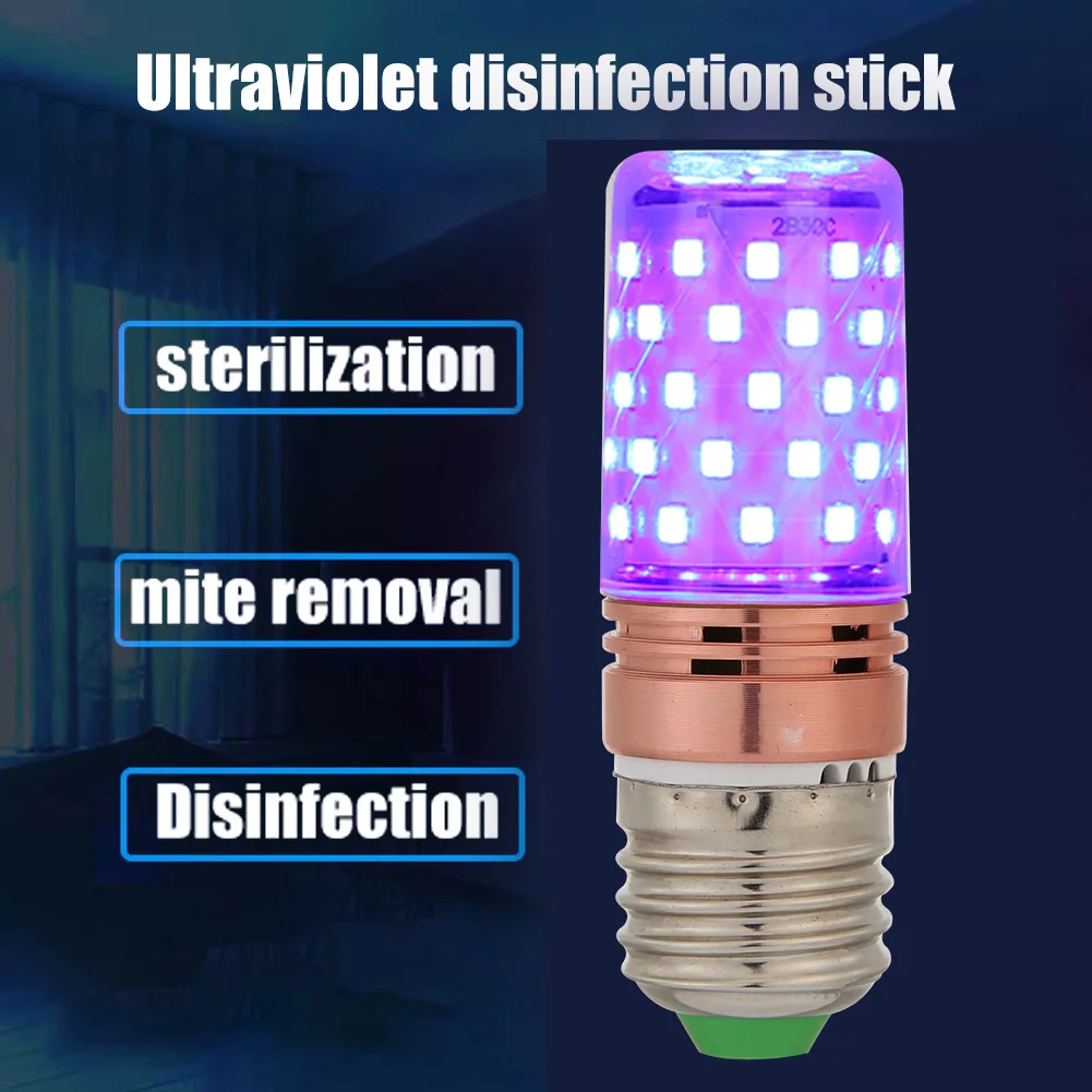 Tanie E27 60 LED UV lampy UVC dezynfekcja ultrafioletem sterylizator dezynfekcji sklep