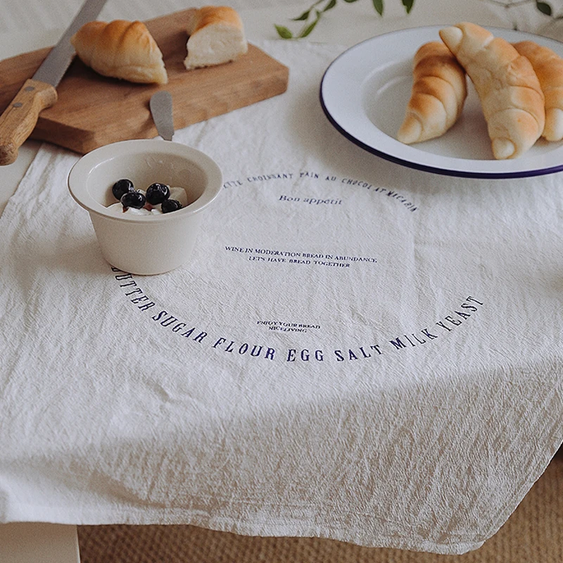 

100% Cotton Cloth Napkins 43x63cm Set of 4 Farm Fresh Printed Dinner Napkins for Basic Everyday Use Banquets and Weddings TJ7851