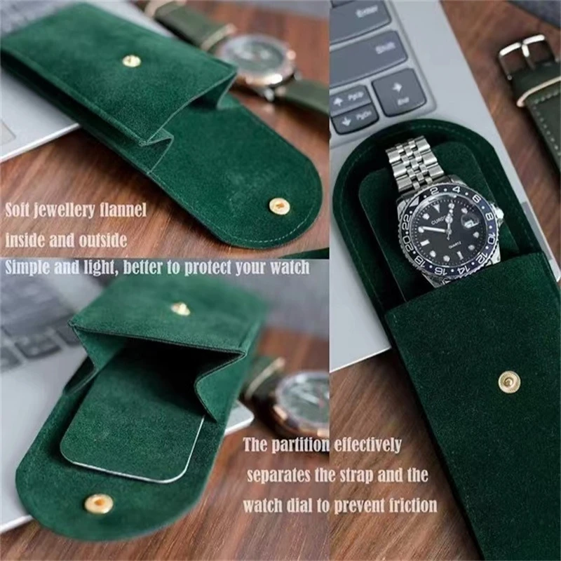 Watch Storage Bag Watch Storage Pouch Embers Watch Bag Flannelette Gift Bag Travel