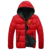 2024 Men's Autumn And Winter Gunki New Mens Casual Jacket Warm Print Zipper Hooded Cotton-Padded Brand High-Quality Clothes Coat 3