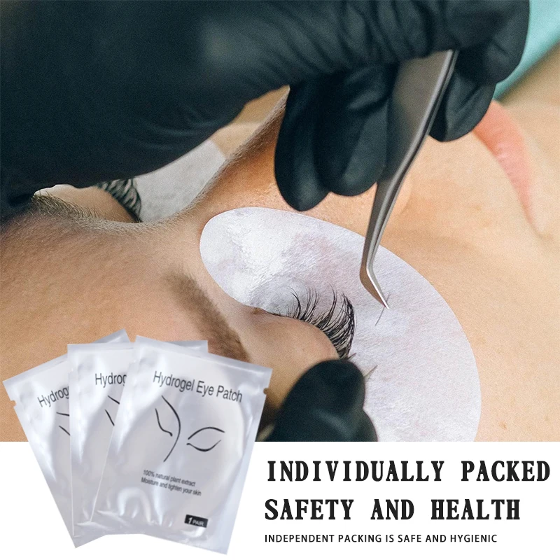 Eyelash Under Eye Patches Eye Pad Isolation Remove Hydrogel Patch Sticker Gasket Eyelash Extension Makeup Tools 50 Pairs
