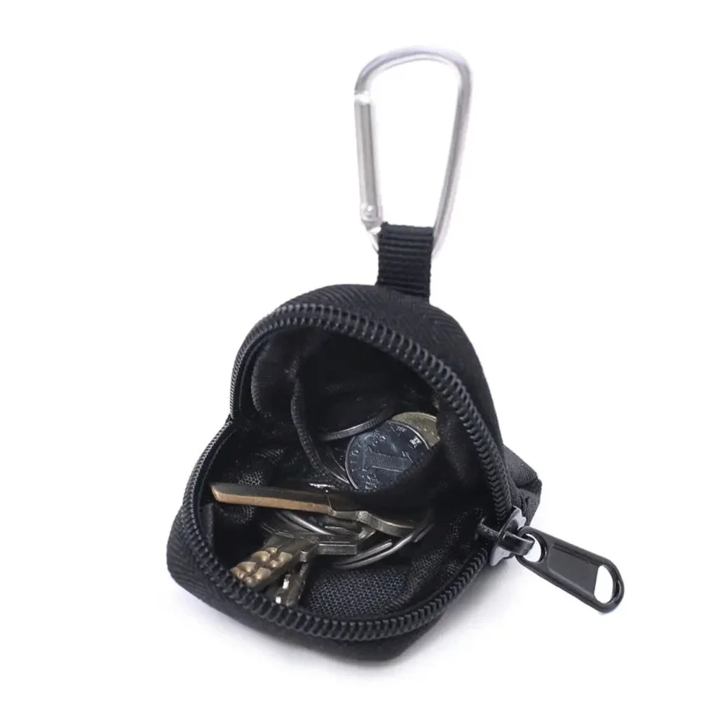 Tactical EDC Pouch Key Wallet Holder Coin Purses Keychain Zipper Pocket Outdoor Key Bag Organizer