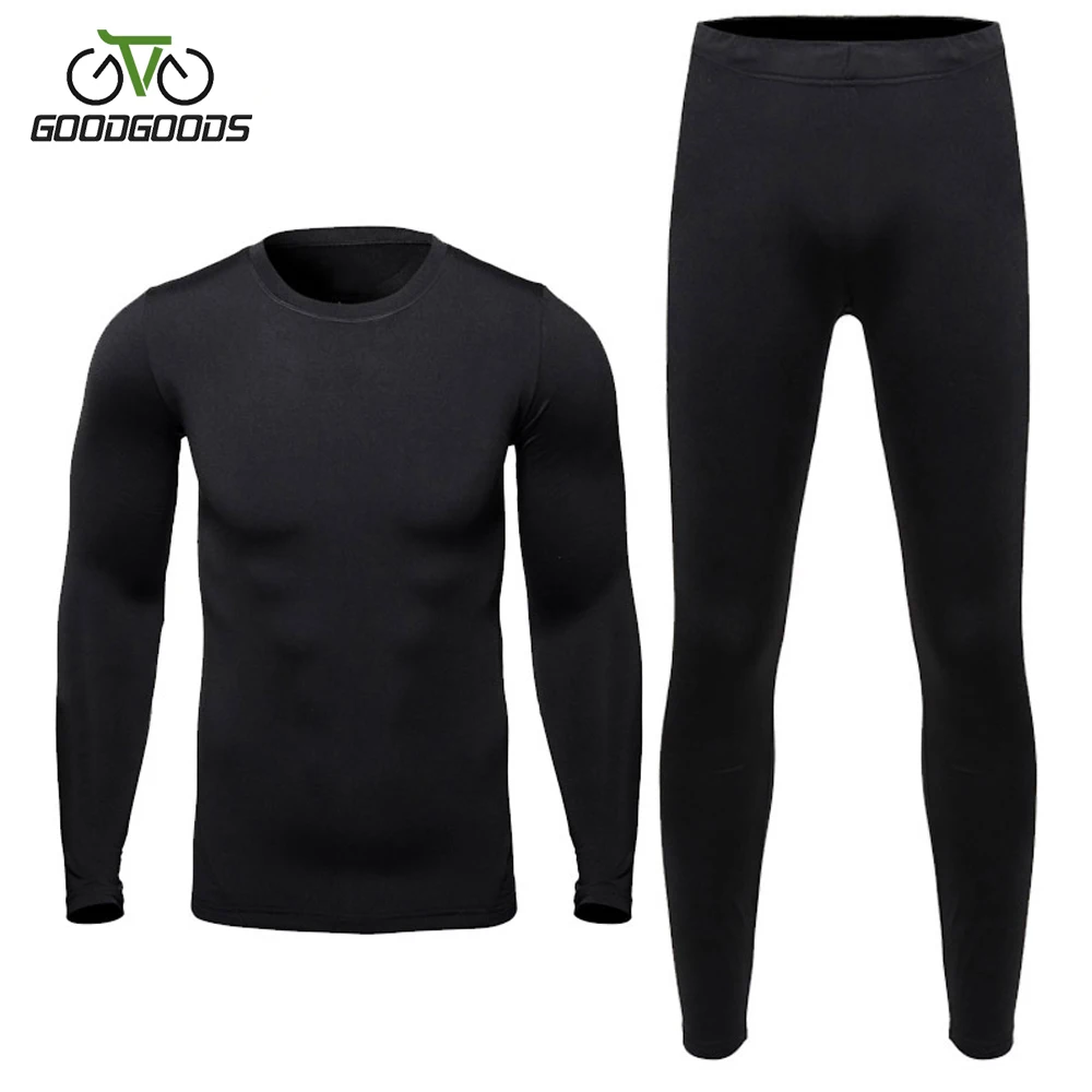 Cycling Underwear Men's Thermal Sets for Outdoor Sports