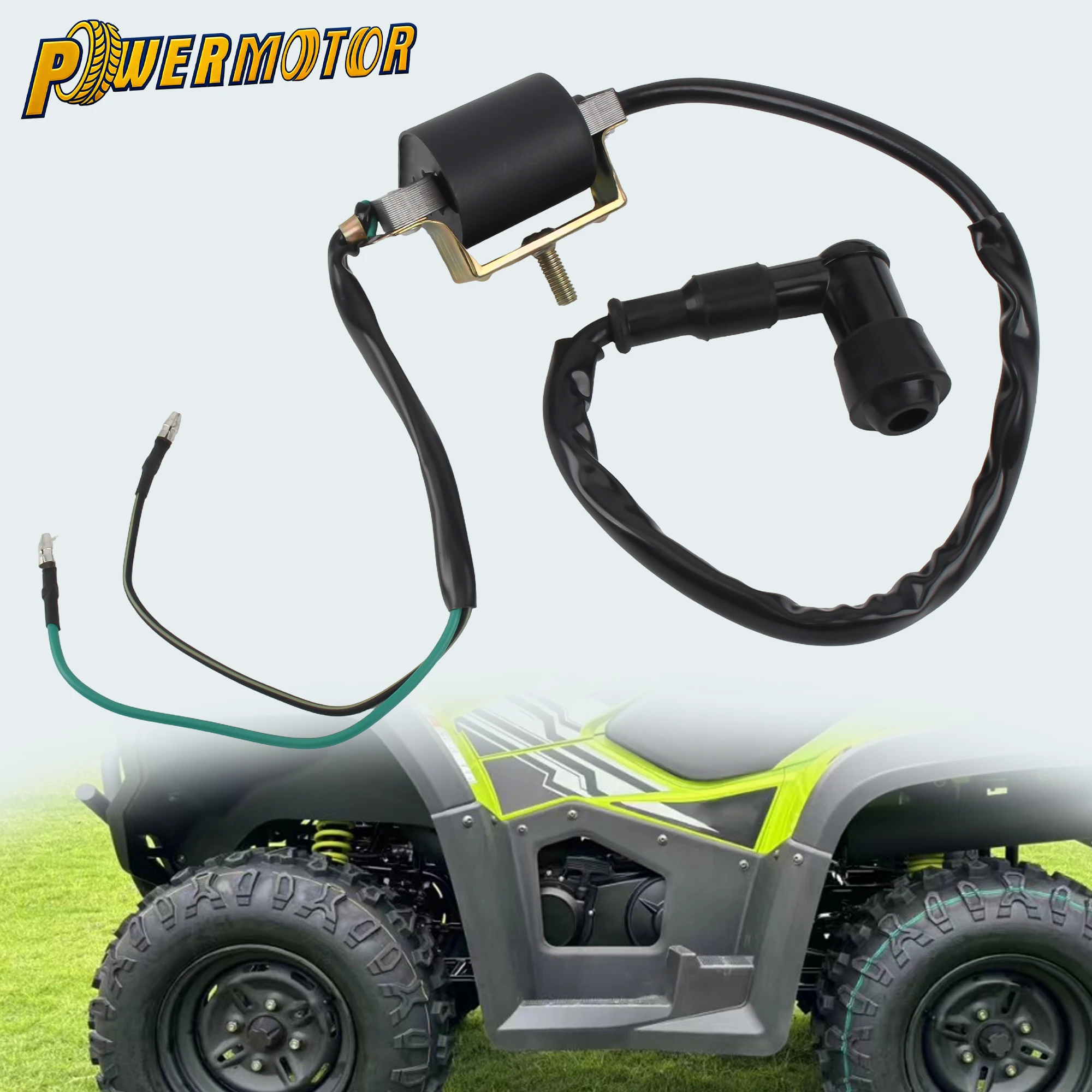오토바이 점화 코일 50cc 70cc 90cc 110cc 125cc ATV 쿼드 더트 피트 바이크 고카트 범용 교체 부품