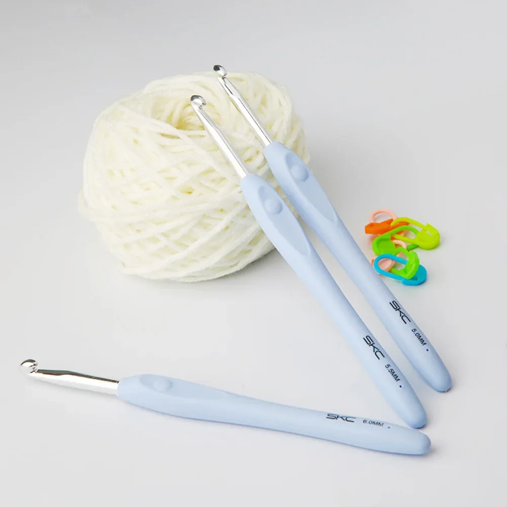 1pc Soft Handle Crochet Knitting Needles Weave Tool DIY Sewing Knitting Accessories Non-slip And Durable