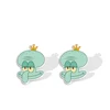 Wholesale Classical Anime Characters Spongebob Prints Epoxy Stud Earrings Handcraft Acrylic Resin Earrings 4