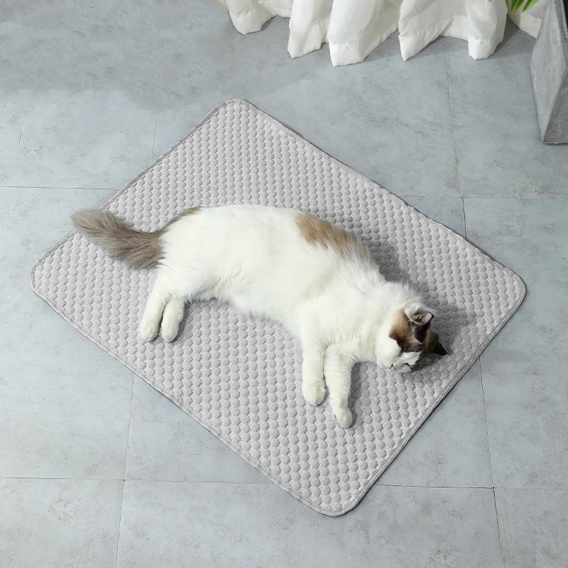 Cooling Mat For Cats And Dogs Breathable Summer Pet Bed Sofa_voghion.com