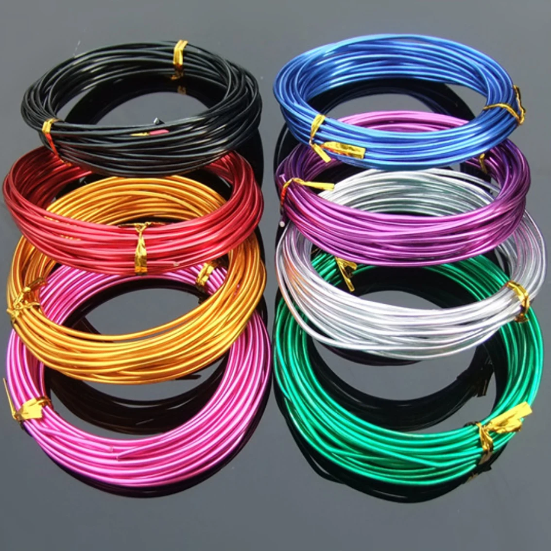 

5Meters/Roll 2mm Color Soft Aluminum Wire DIY Manual Model Material Wire Metal Connection Wire Accessories