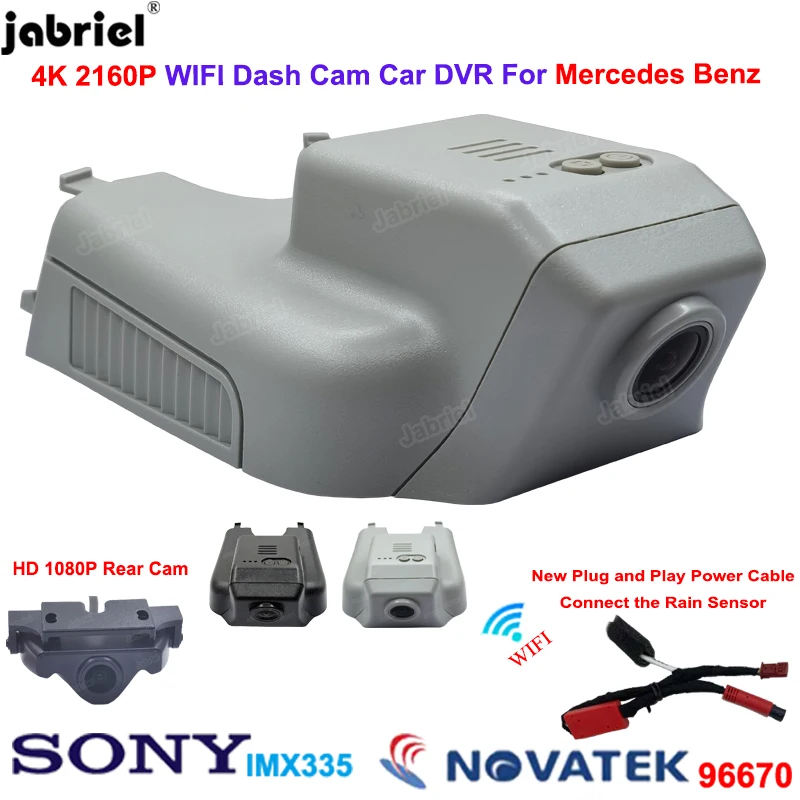 

4K 2160P Wifi Car Dvr Video Recorder for Mercedes Benz R Class R350 R400 w251 GL x166 x164 ML w166 w164 GL450 ML350 Dashcam 2K