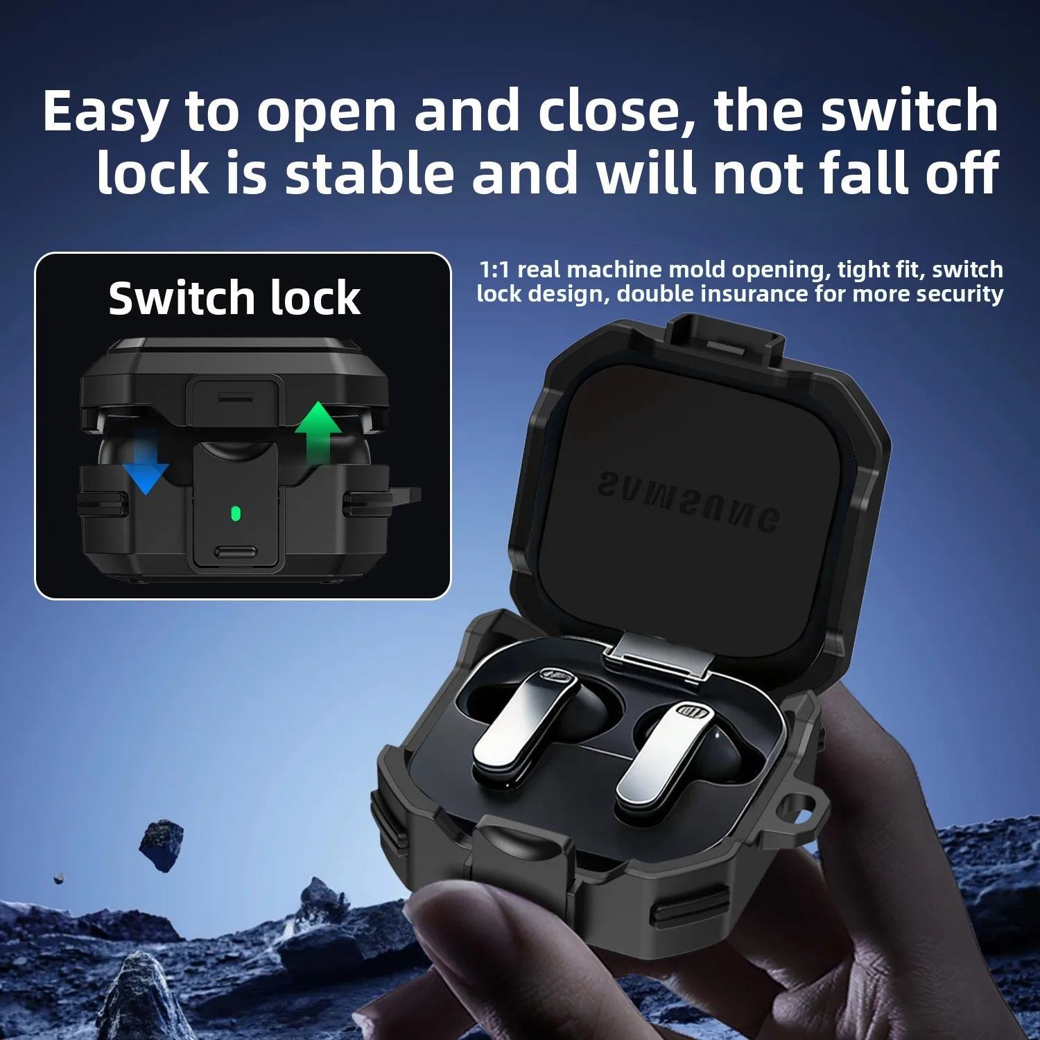 Shockproof Safety Lock Full Cover Case
