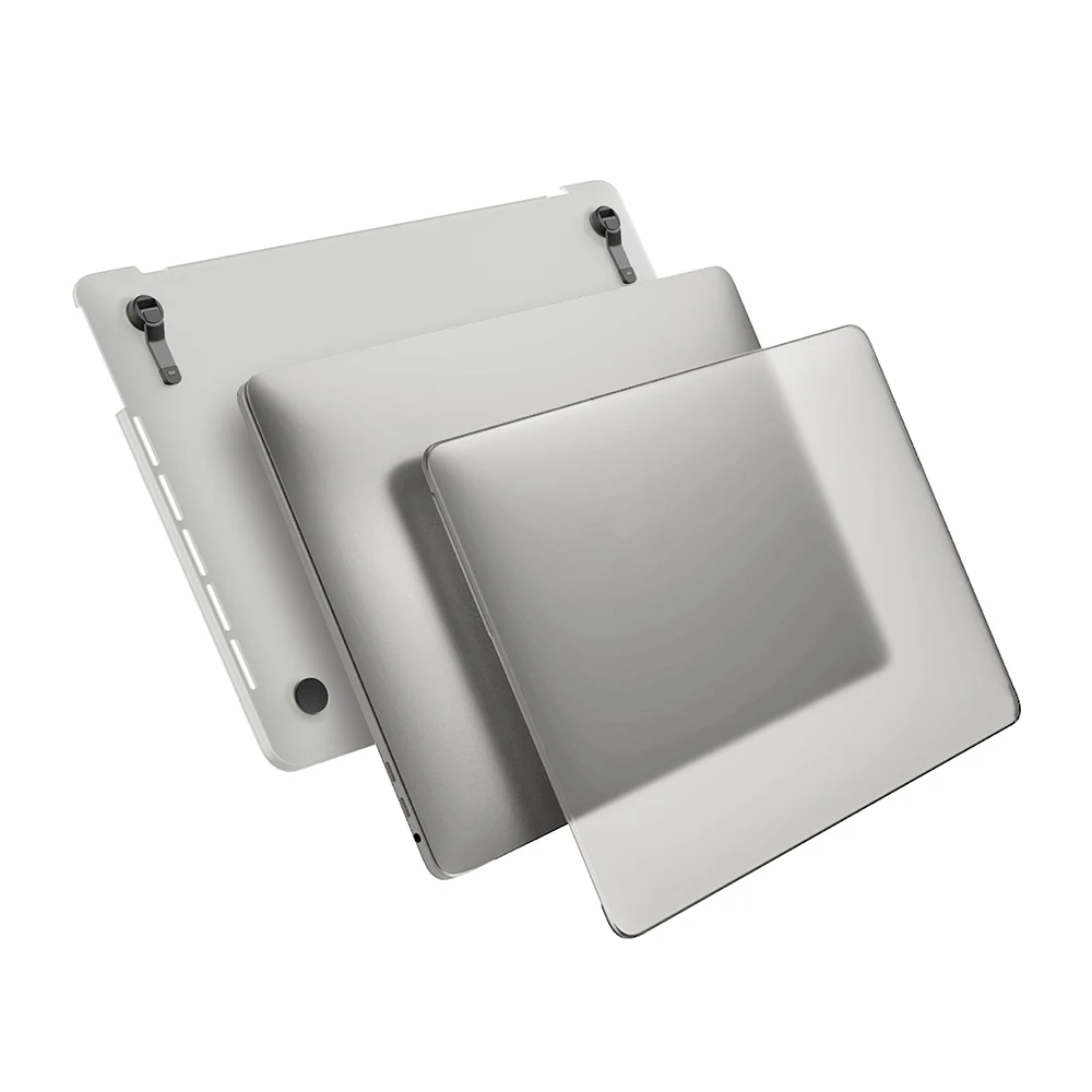 Wiwu-capa para Notebook com Suporte Capa Fosco Anti-impressão Digital Macbook Air 13 15 Pro 13 m1 m2 m3 14 16 - Imagem 3