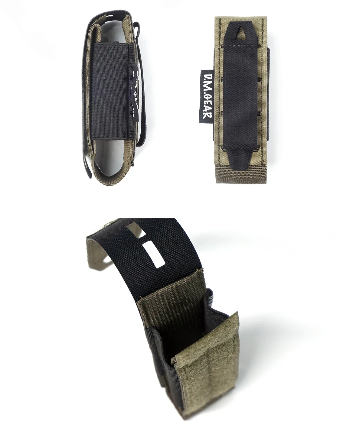 DMgear Tactical Flashbang Pouch Tool Pouch Carrier Multifunction MOLLE Tactical Tool Bags Wargame Outdoor Real CS Hunting 4