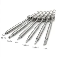 TS100 Soldering Iron Soldering Iron Tip Replacement Bit Head B2 BC2 C4 D24 K I Ku ILS C1 Lead Free Soldering Iron Accessories 2