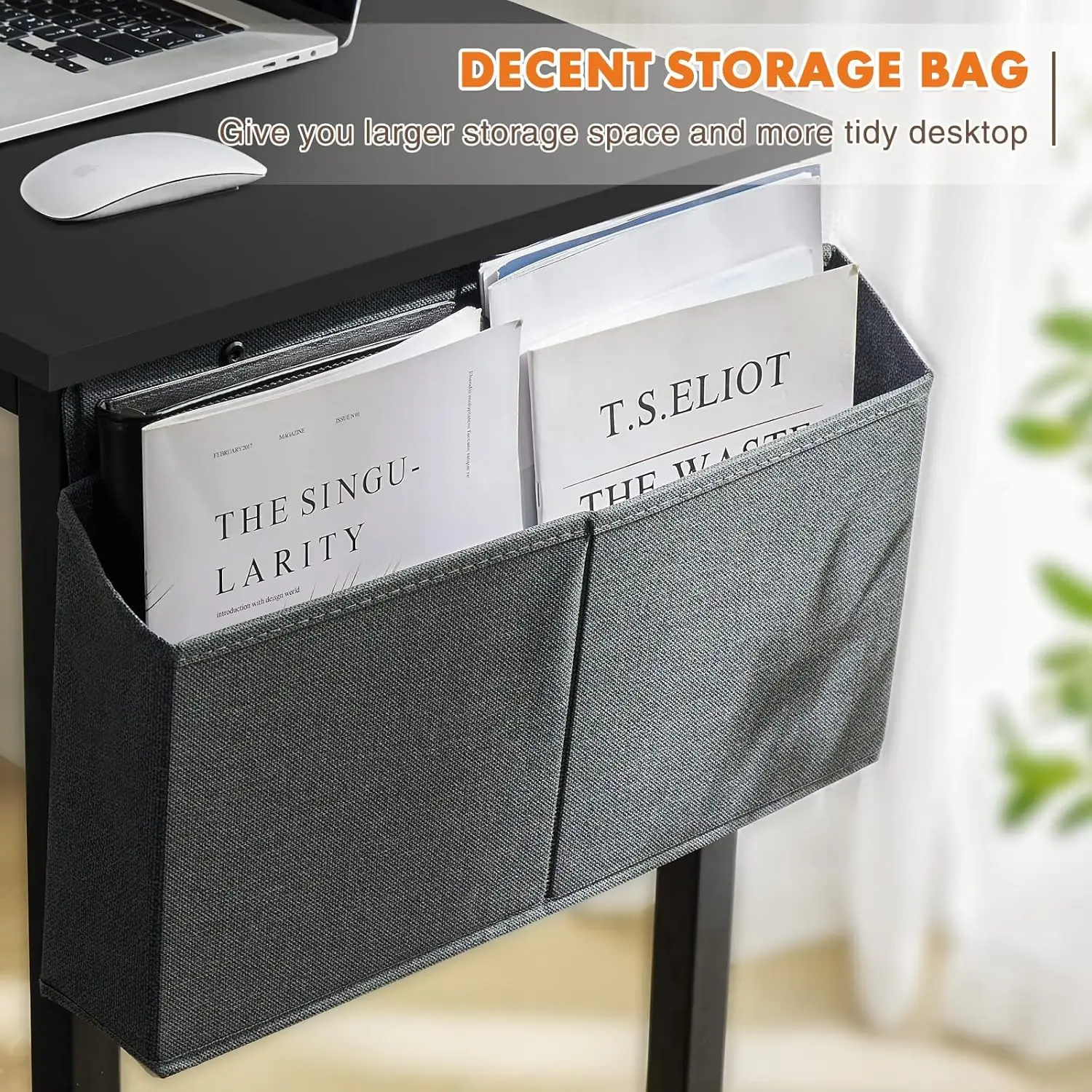 Small Computer Office Desk 32 Inch Kids Student Study Writing Work with Storage Bag 4