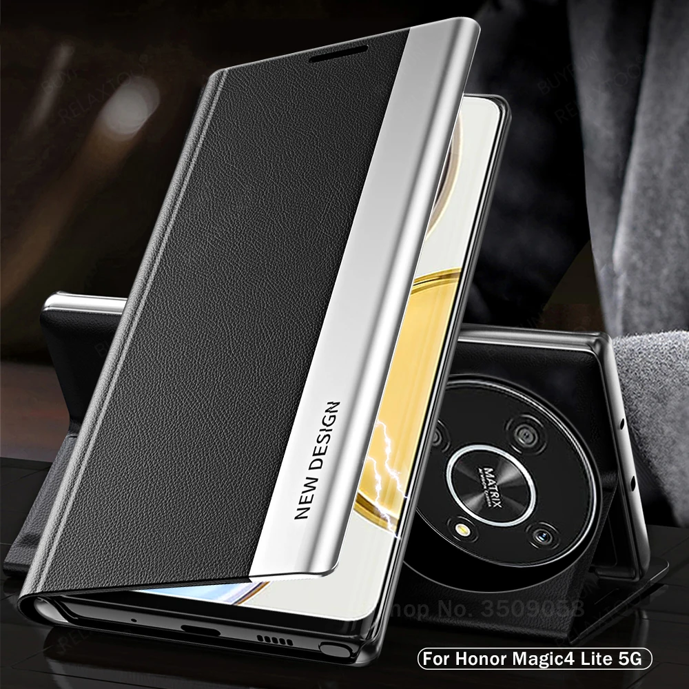 Luxury Leather Flip Book Stand Cover For Honor X9 5G 2022 Case Holder Wallet Coque On Honer Honar X 9 HonorX9 5G ANY-NX1_voghion.com