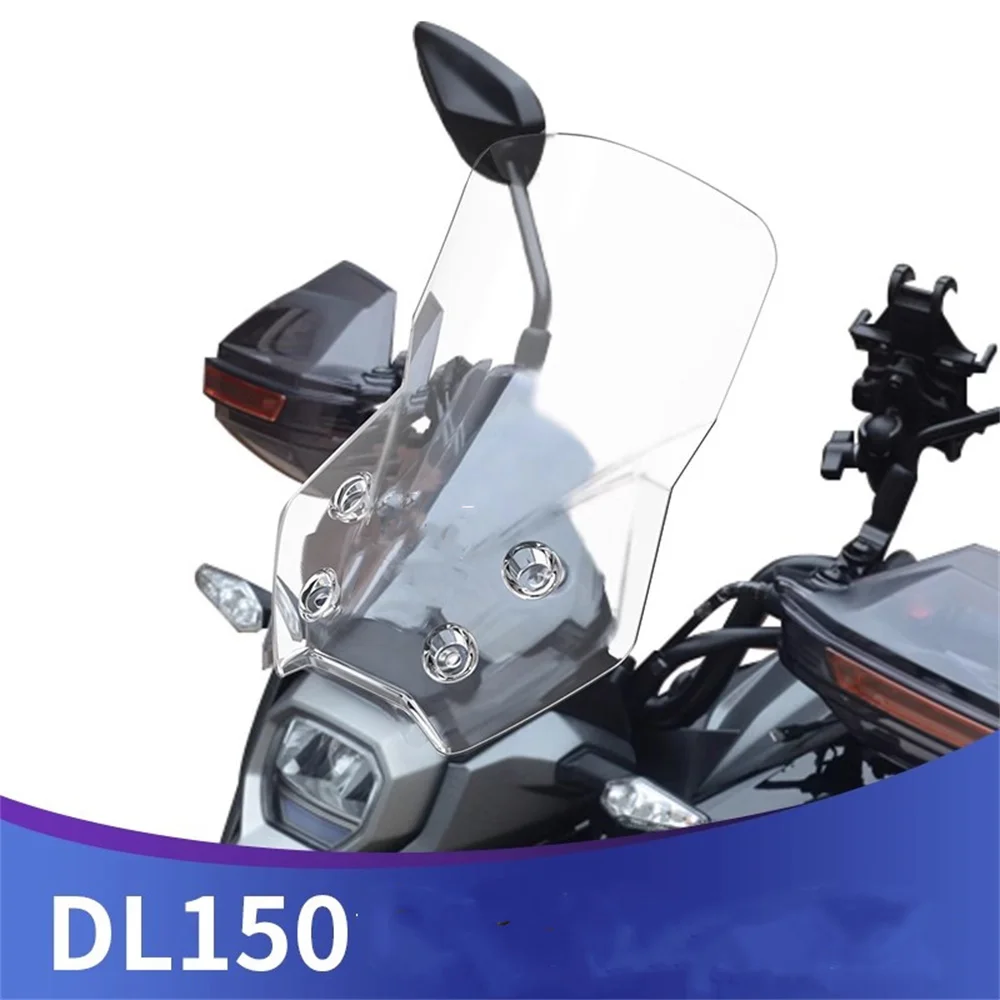 Modified Rear Windsheild For SUZUKI Haojue DL150 Motorcycle Windshield Modified Windshield ...