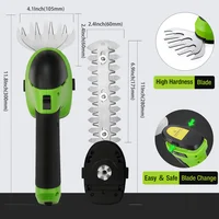 WORKPRO 2 in 1 Electric Trimmer 7.2V/3.6V Lithium-ion Cordless Hedge Trimmer for Garden Power Tools Electric Pruning Shears 2
