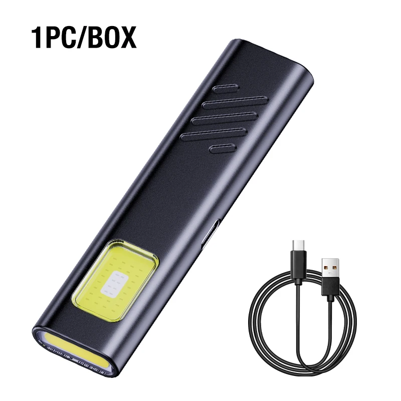 Compact High-Intensity Portable Outdoor Emergency Flashlight