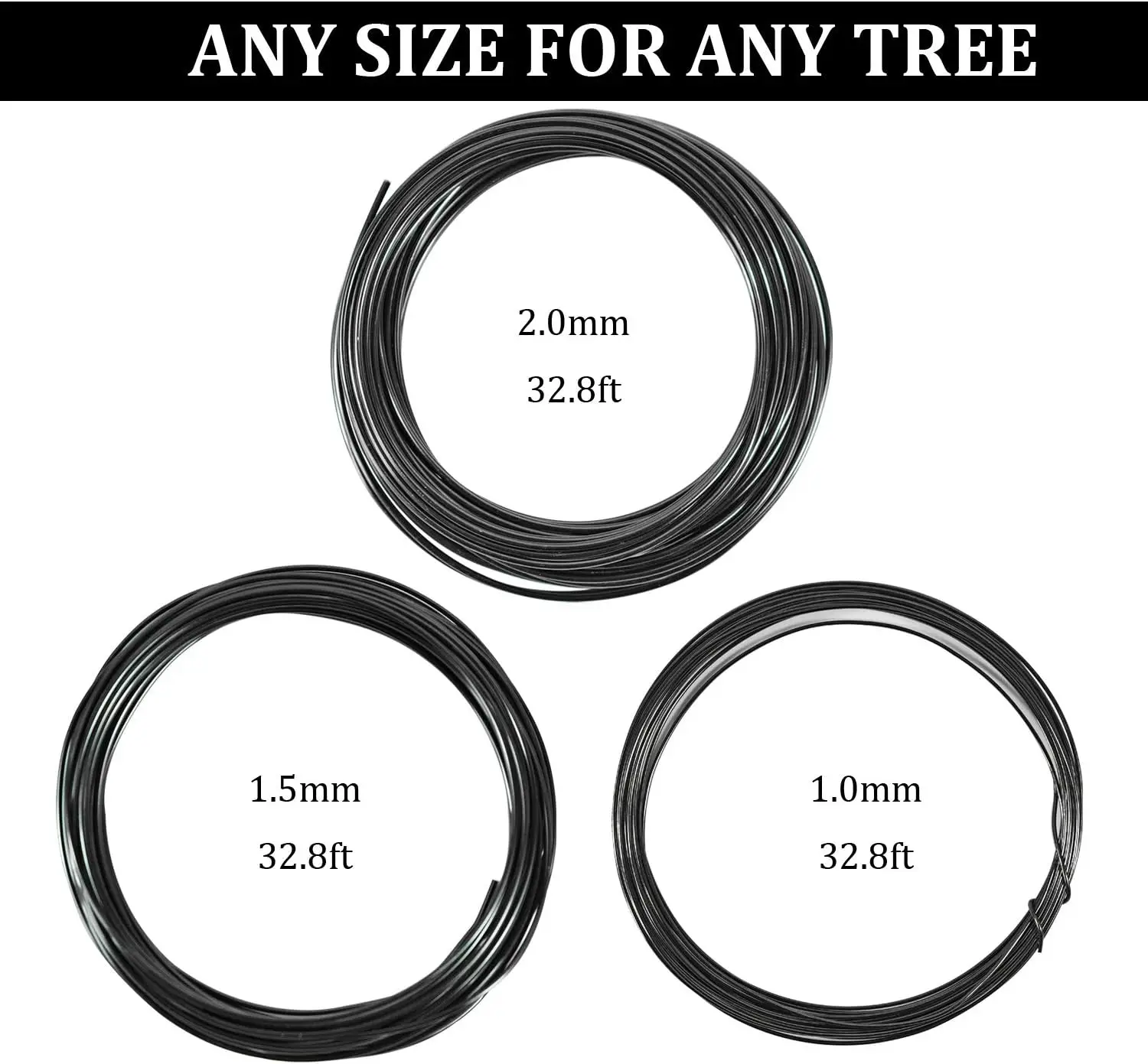 Bonsai wire 5m/10m Bonsai Wire Plant Support Anodized Aluminum Bonsai Training Wire For Plant Shapes Garden Accessories