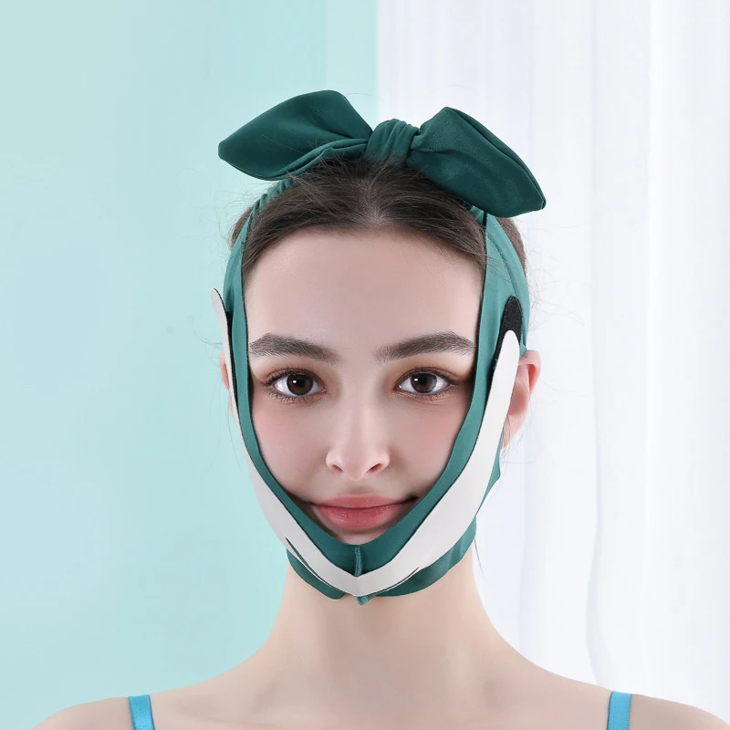 얇은 얼굴 벨트 고탄성 얼굴 성형, 3D 리프팅, 360 ° 이중 턱 리듀서, 물리적 스트레치, 페이스 리프트 테이프, 수면 커버, 1 개