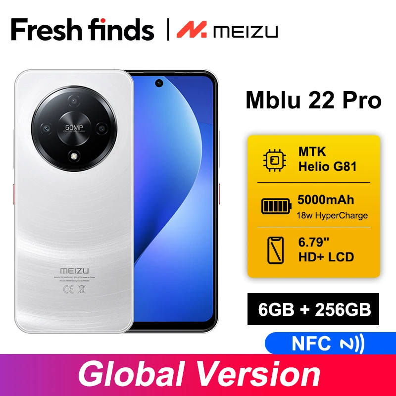 World Premiere Global Version Meizu Mblu 22 Pro Smartphone