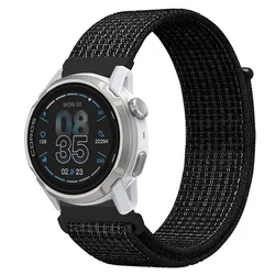 Breathable Nylon Strap, 20/22mm - Versatile Watch Band - Width 22mm (Black white)