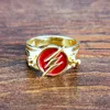 Movie Superhero Flash Ring Barry Allen Cosplay Prop Can Be Opened Metal Fashion Jewelry Exclusive Design Accessories Gifts 6