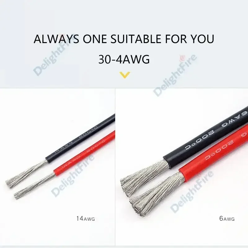 Câble drone XT60 16AWG/14AWG - 1m à 50m - Connecteur batterie RC