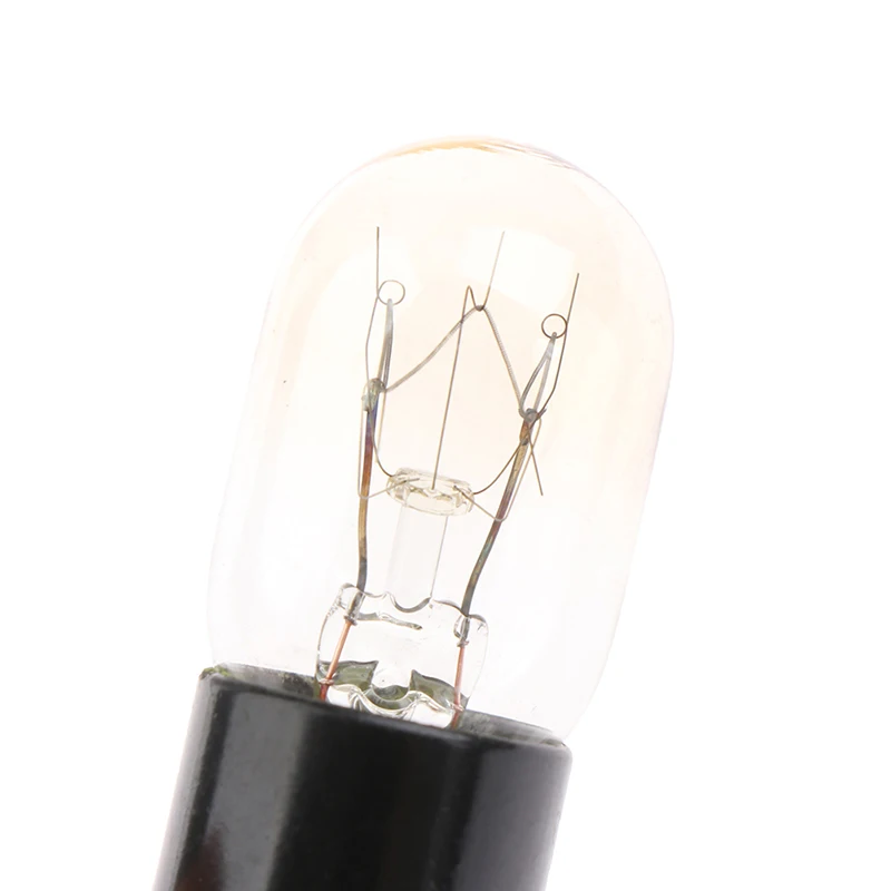 20W Microwave Oven Bulb Refrigerator Lighting Bulb Base With Holder Replacement Universal