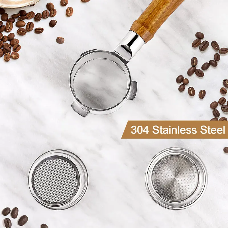 54mm Espresso Portafilter Greep - Vervanging Voor Breville BES870 BES875 BES878 BES880 Met Gratis Magnetische Trechter