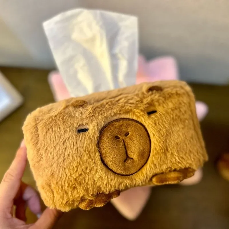 

Creativity Capybara Plush Tissue Box No Stuffed Cute Home Decoration Kawaii Plush Toy New