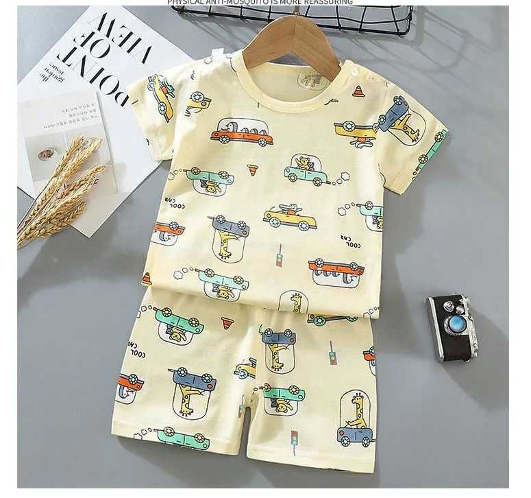 Baby Clothing Set classic 2022 New Infant Clothing Summer Short Sleeve T Suit Toddler Girls T-shirt Shorts Two Piece Set Kids Costume Baby Boys Outfits newborn baby clothing gift set