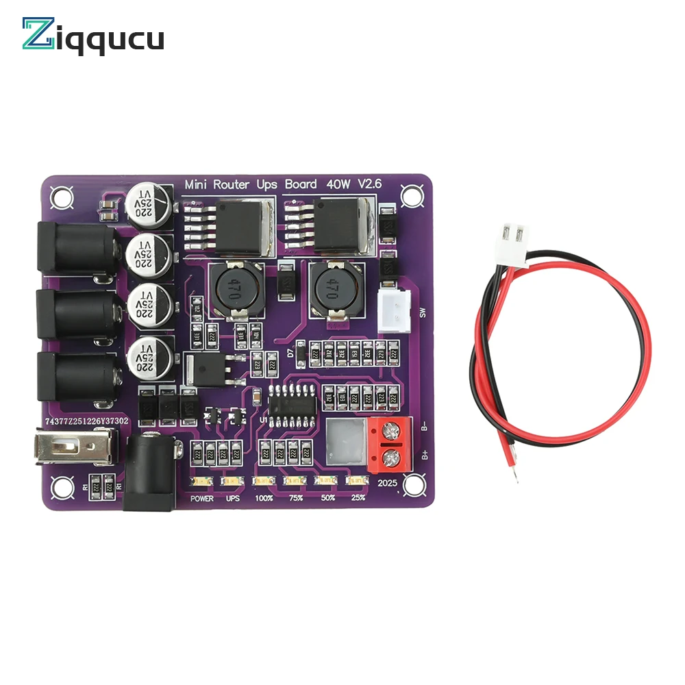Multi-Voltage Uninterruptible Power Supply Board with Battery Charging