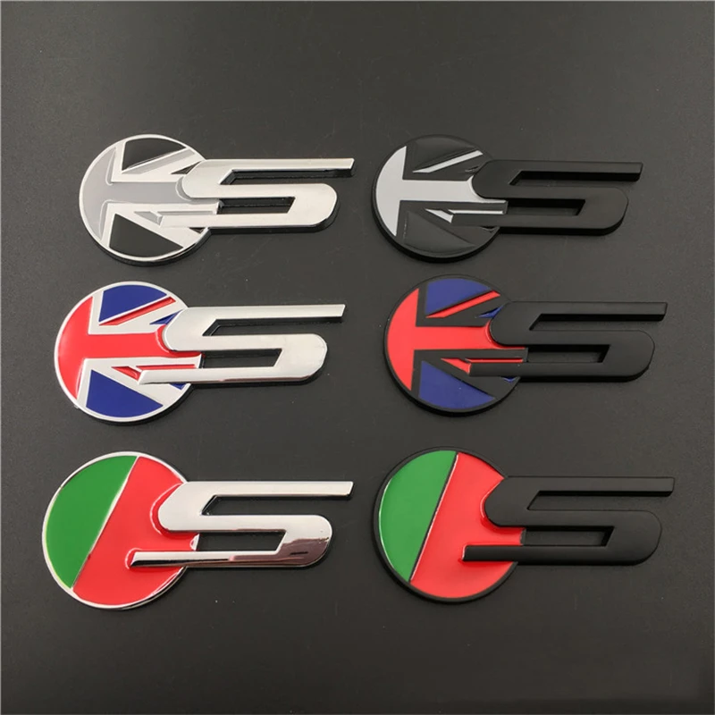 Car Styling S Uk Flag Emblem Posteriore Tronco Adesivo Corpo Per Jaguar Xf X260 Xe X Type F-Type S-Type F Pace Xj X350 E-Pace I-Pace Xjl