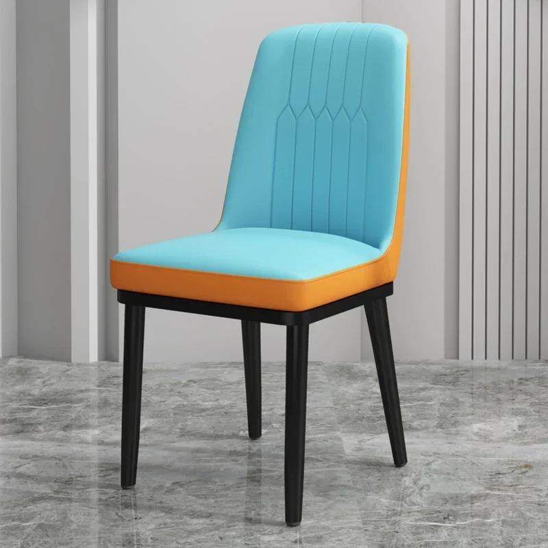Minimalist Luxury Back Chair-Nordic Dining Table Seat, Soft Bag Living Room Stool, Modern Office Chair, Comfortable Home Seating