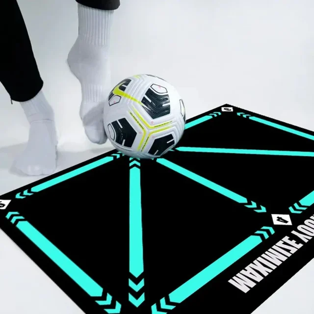 Football Training Mat Durable Non Slip Foldable Kids Adults Dribble Training Mat Football Training Indoor Ourdoor Equipment 2