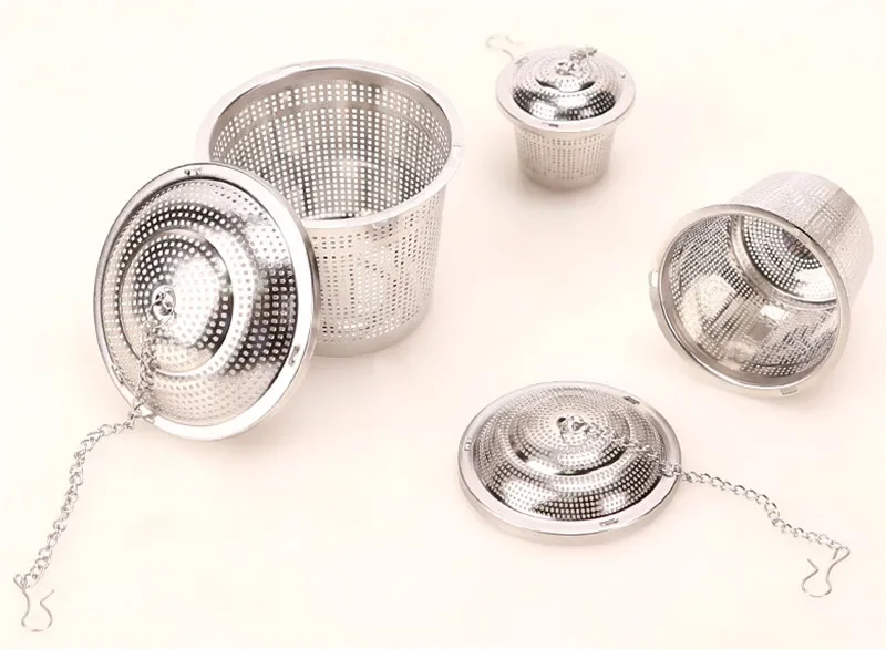 Seasoning Spice ball Basket 304 tea ball stainless steel flavor Bag Hot pot taste Halogen box Bag Soup Taste Box strainer basket