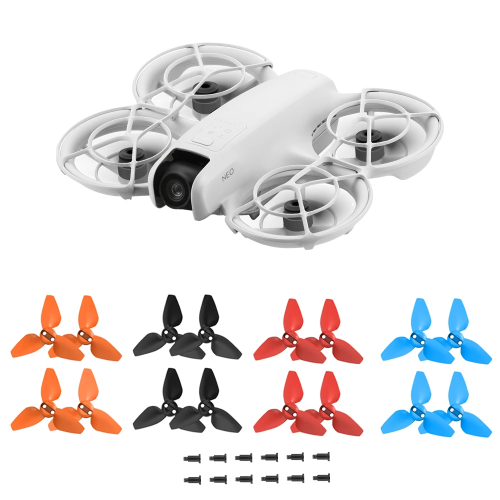 NEO Propeller For DJI NEO Drone S Fans Wing Blade Replacement LightWeight Propellers With Screwdrivers Spare Parts drone propeller drone propellers drone propeller blades propeller replacement parts