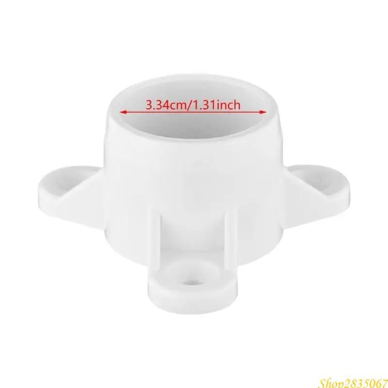 10pcs PVC 파이프 캡 플랜지 캡 테이블 다리 캡 현대 가구 액세서리 DIY 가구 프로젝트 831F에 대한 빠른 설치