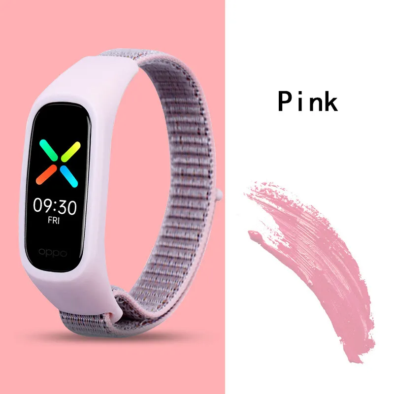 Adjustable Nylon Sport Loop Wristband - Breathable Replacement Bracelet Strap