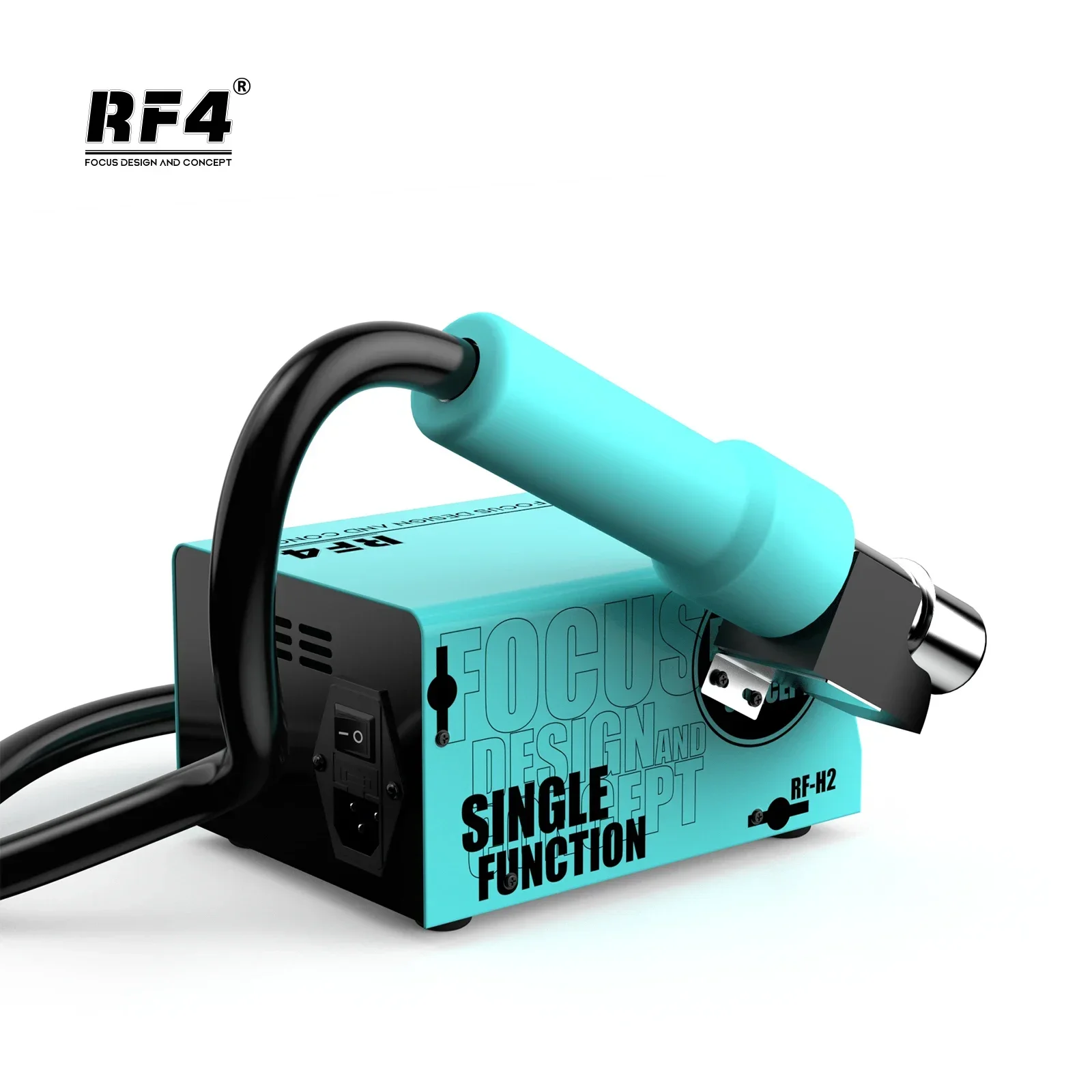 RF4 1000W Fast Desoldering Hot Air Gun Soldering Station Digital Display Intelligent BGA Rework Station To PCB Chip Repair RF-H2 5