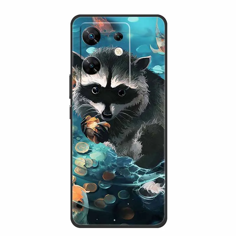 Sleek Black Silicone Shockproof Phone Case - Soft, Durable Back Cover for Enhanced Protection (6.78)