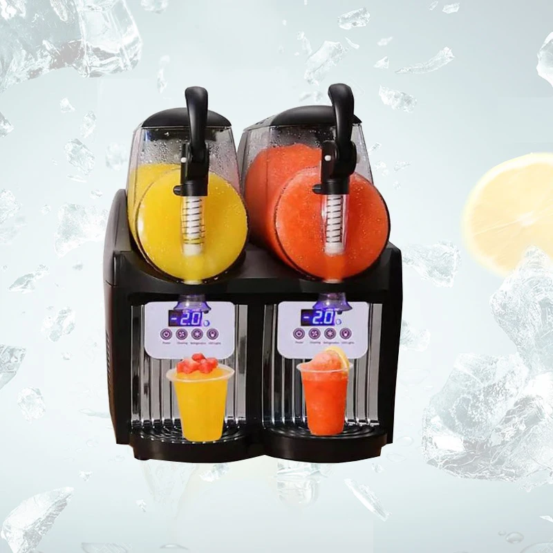 CommercialSlushIcemakerBeverageJuiceColdFrozenDrinkDispenser