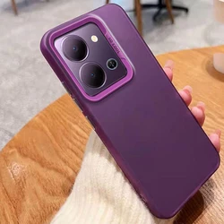 Luxury Metallic Aurora Matte Phone Case Cover for Infinix Note 30 4G (IMD purple)