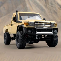 MN82 RC Crawler 1:12 Full Scale Pick Up Truck 2.4G 4WD Off-road Car Controllable Headlights Remote Control Vehicle Model Kid Toy 1