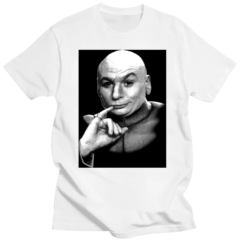 Vendita Calda Homme Estate T-Shirt Marca O-Collo Magliette Rare 1998 Dr. Evil Austin Powers Moda Cotone Unisex Teeshirt Euro Size