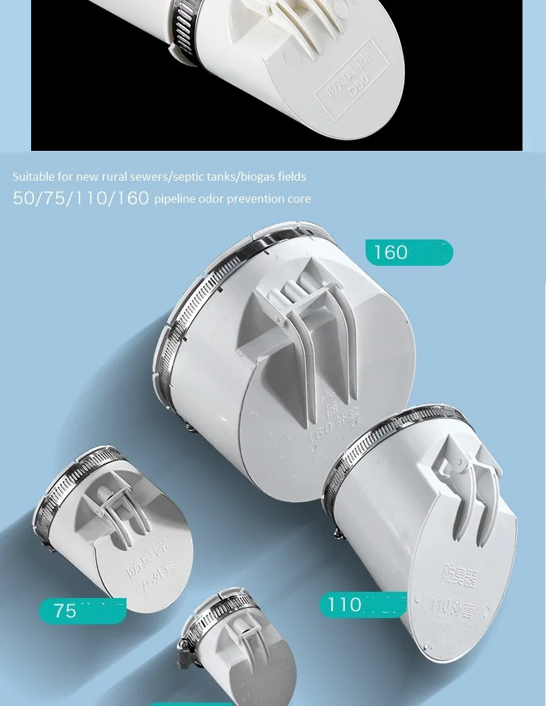 de PVC, tampa antirrato para tanque séptico