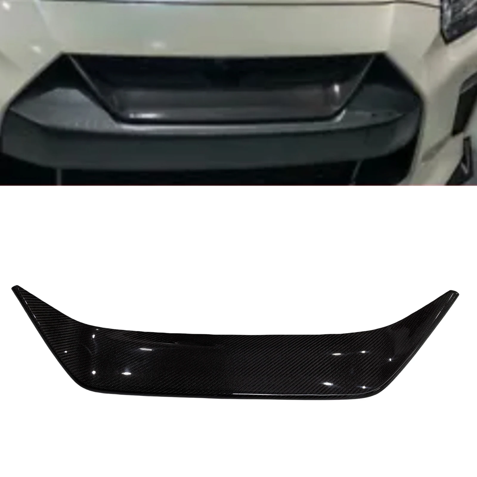 

Grill Front Bumper Grille Cover For Nissan GTR R35 GT-R 2017-2019 Real Carbon Fiber/Fiberglass Upper Hood Mesh Guard Plate Trim