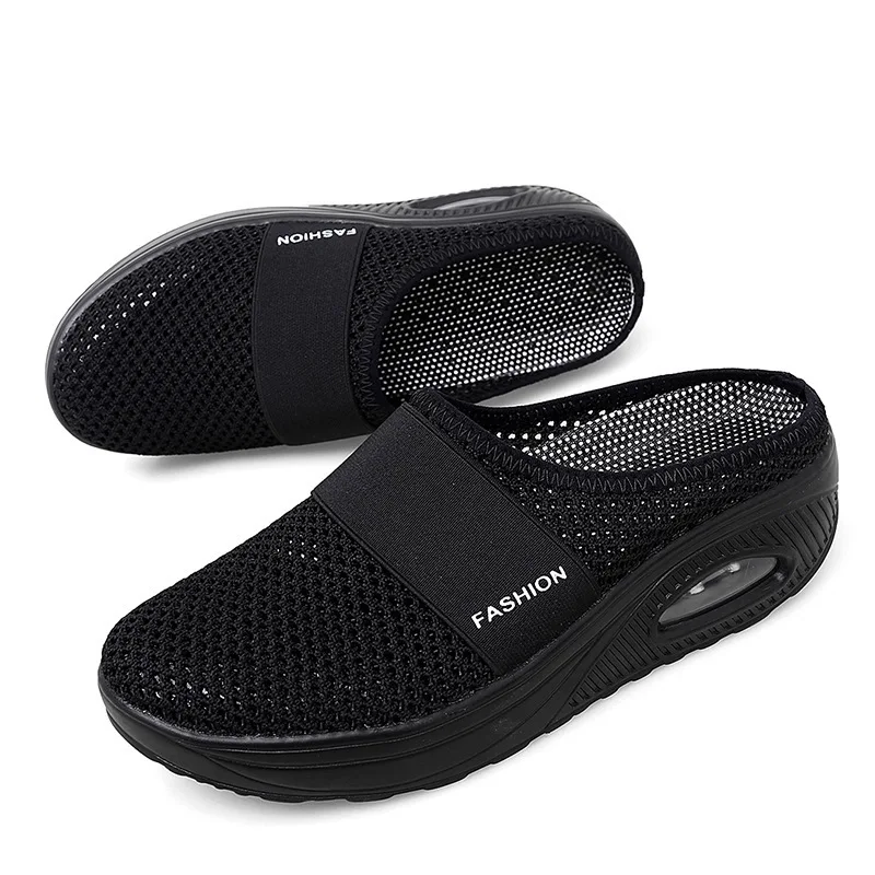 Air Cushion Slip-On Women Walking Shoes Orthopedic Diabetic